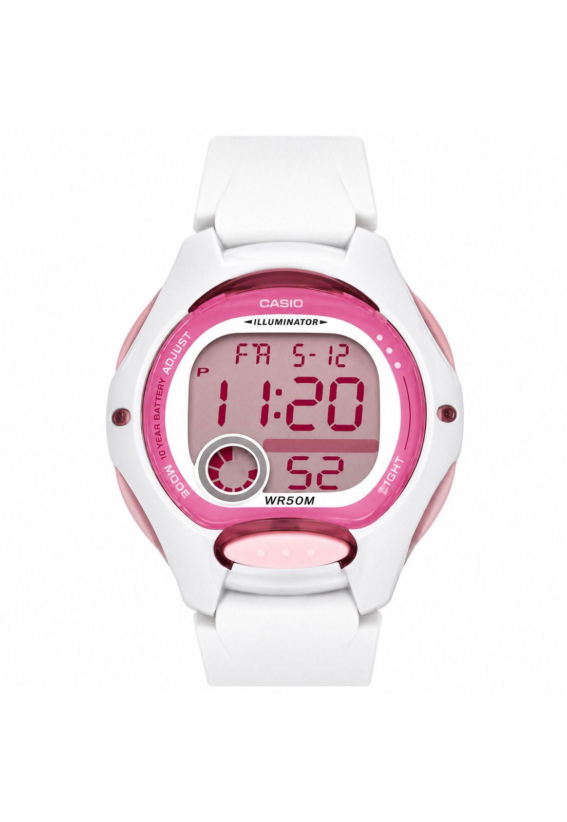 Reloj de Niña Rosado Casio Digital Lw-200-7Avdf-0