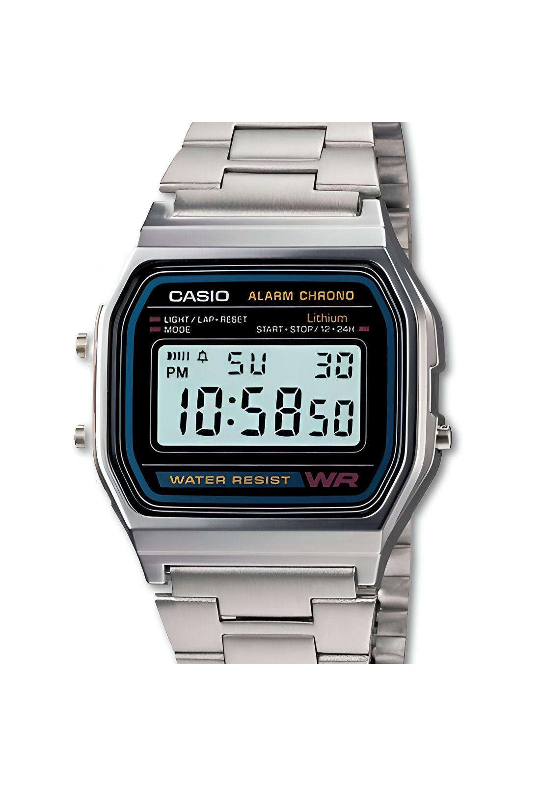 Reloj Casio Digital Classic Silver Edition A158WA-1DF-4