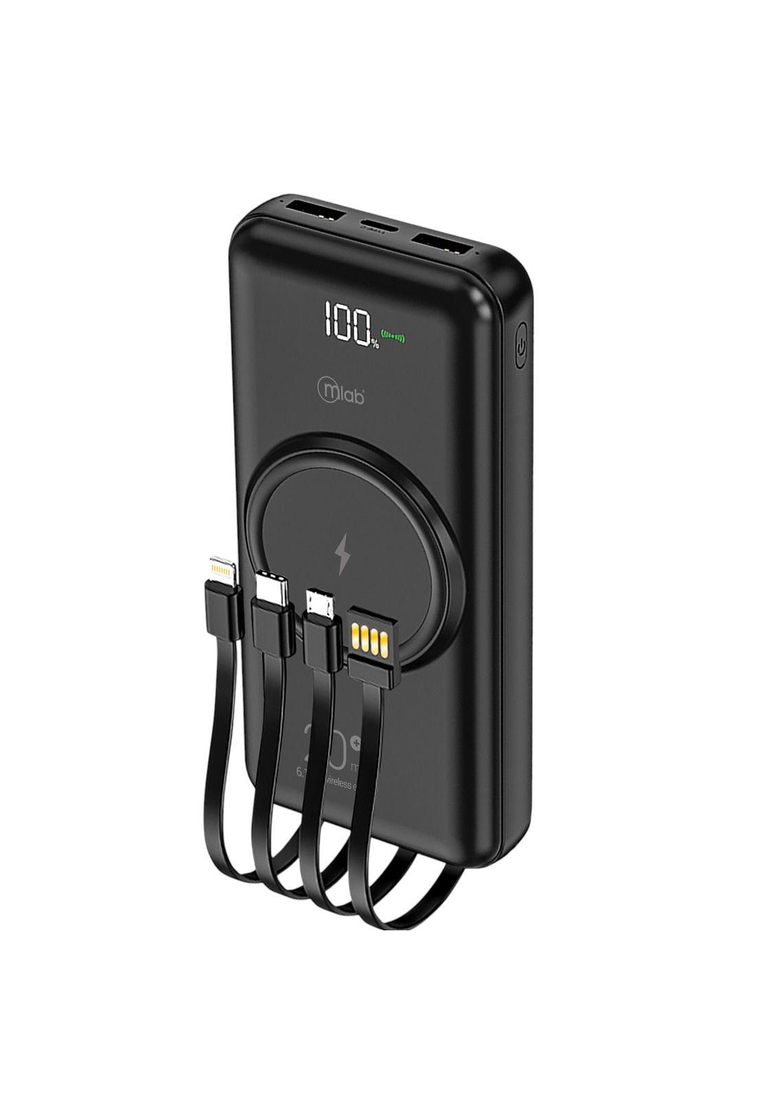 Powerbank Magnético 20000mAh con Carga Rápida e Inalámbrica-2