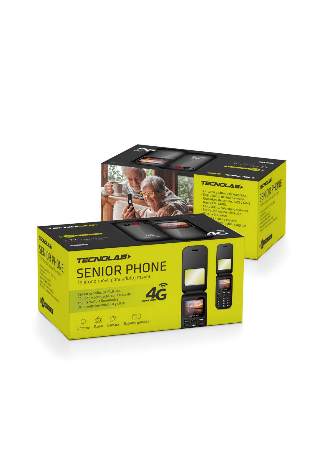 Teléfono Senior Adulto Mayor Almeja Red 4G 456R-3