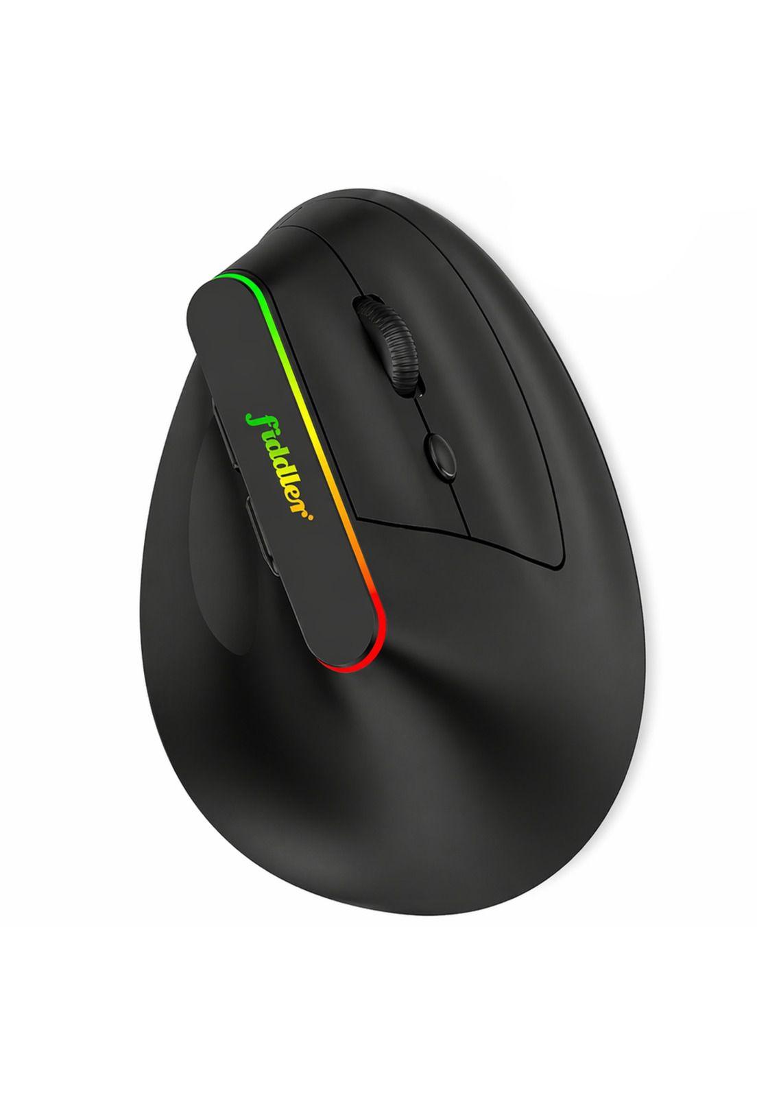 Mouse Vertical Ergonómico Dual Wireless Bluetooth Recargable-1