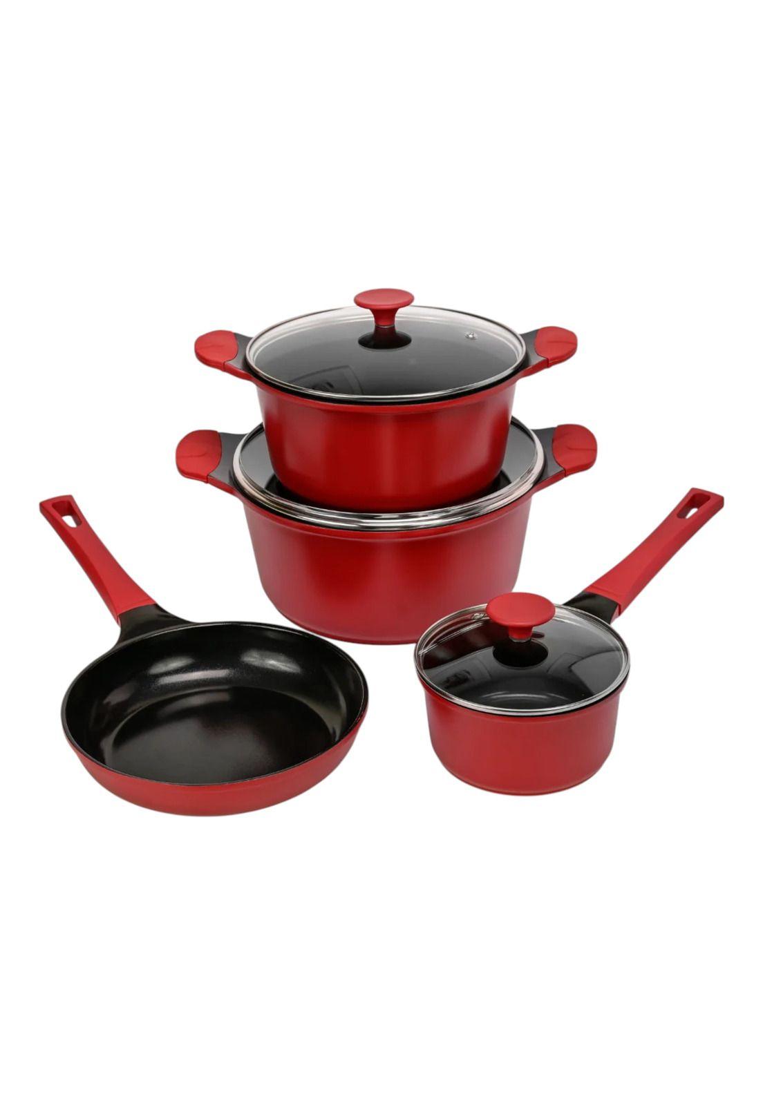 Pack Batería de Cocina Profesional KW Berries 7 Piezas Aluminio Fundido-4