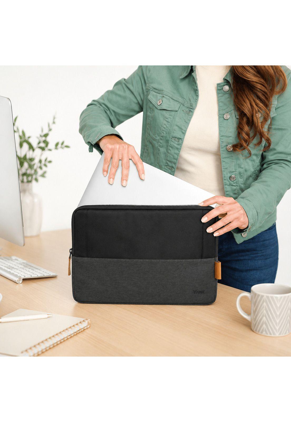 Funda para Notebooks 13.3"  Trust Lisboa Black Pack-6