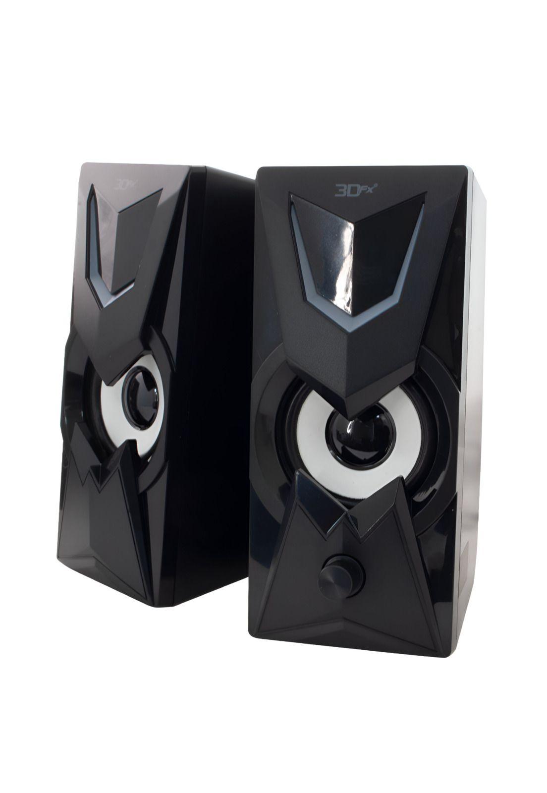 Parlantes Gamer 3DFX FULL RGB DEEP BASS USB 2.0 / AUX 3.5MM-3