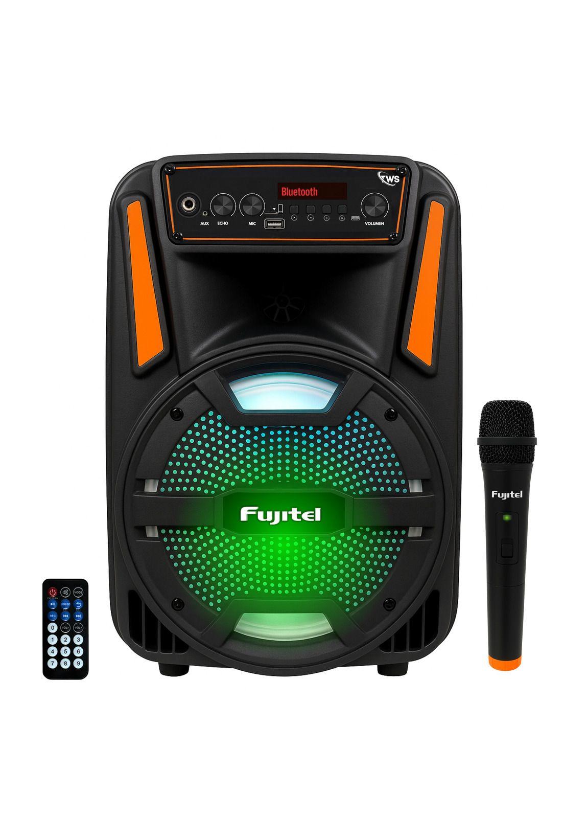 Parlante Karaoke con Micrófono inalámbrico Fujitel BT8L1NEW-0