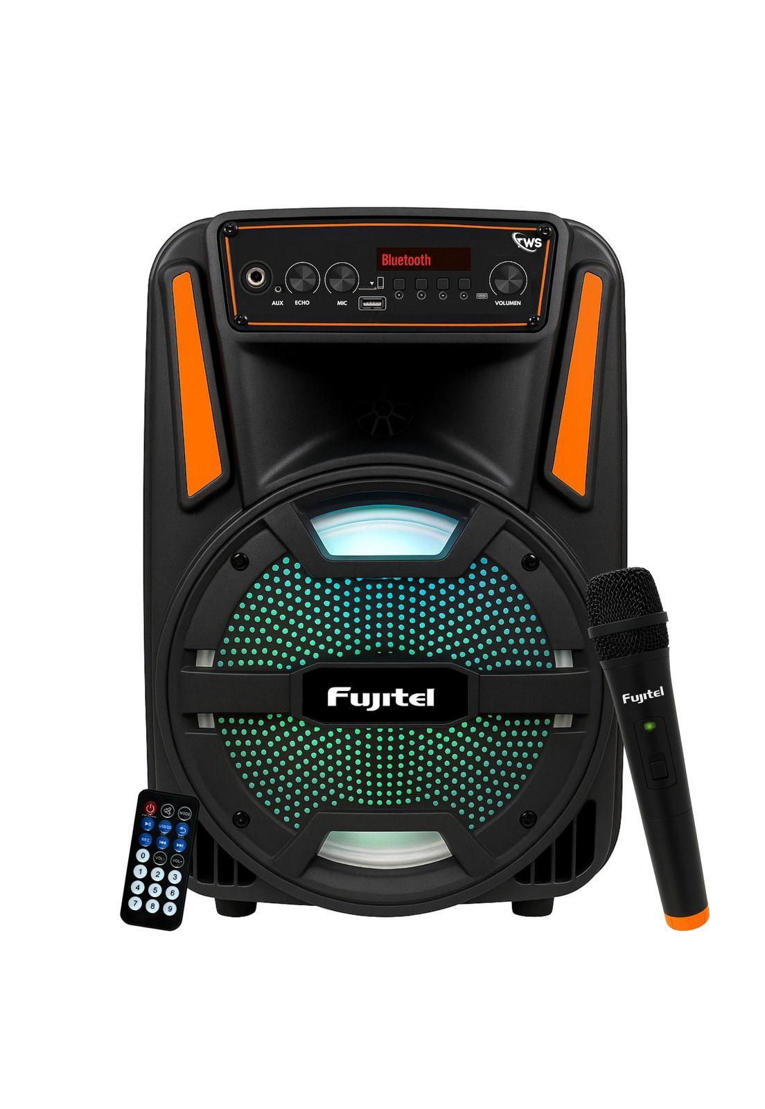 Parlante Karaoke con Micrófono inalámbrico Fujitel BT8L1NEW-2