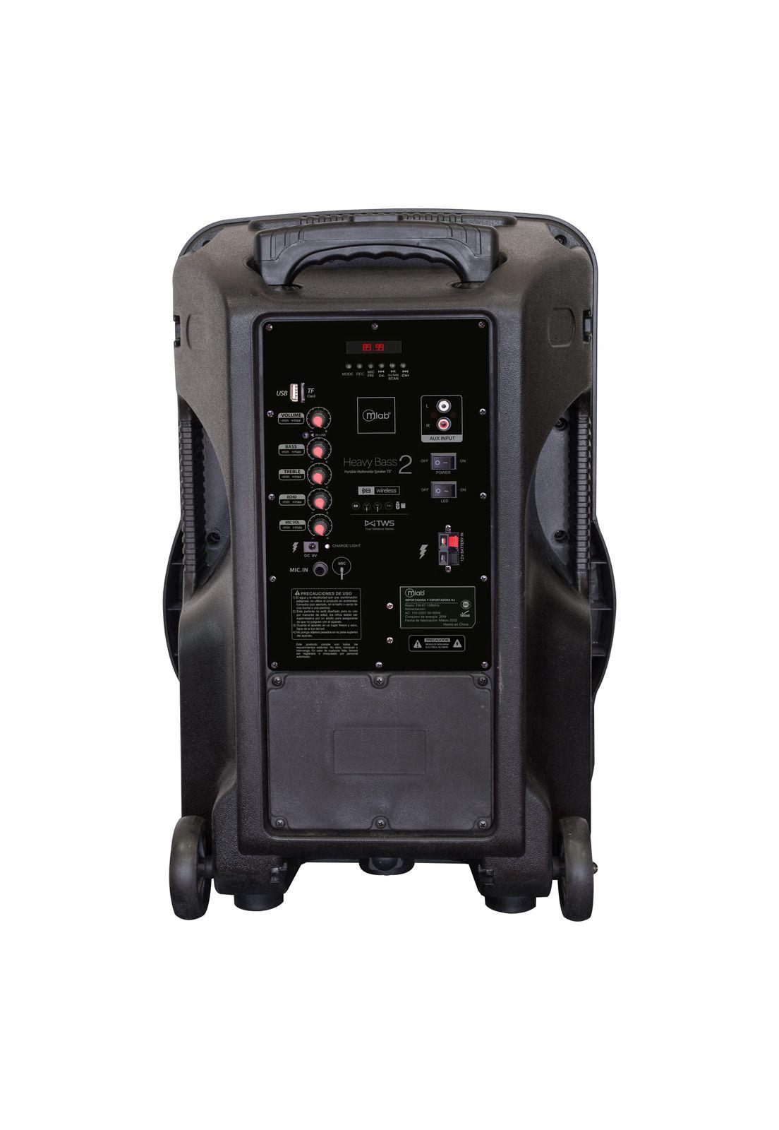 Pack Parlante Portatil 15" Havy Bass + Tripode + Proyector-2
