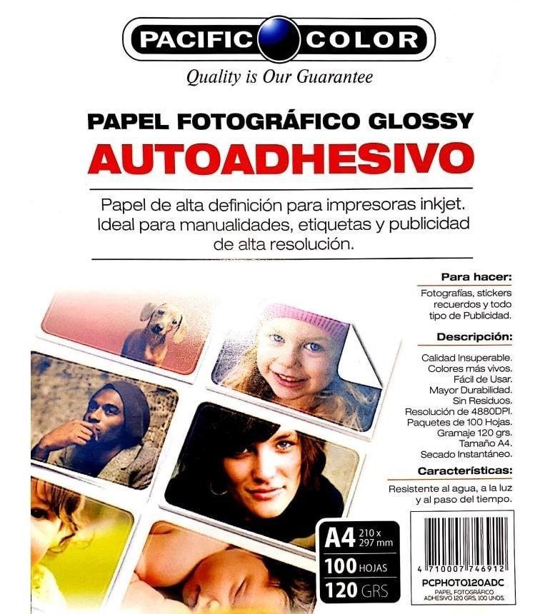 Papel Fotográfico Autoadhesivo 120g Premium A4 Pack 100 Hoja-10