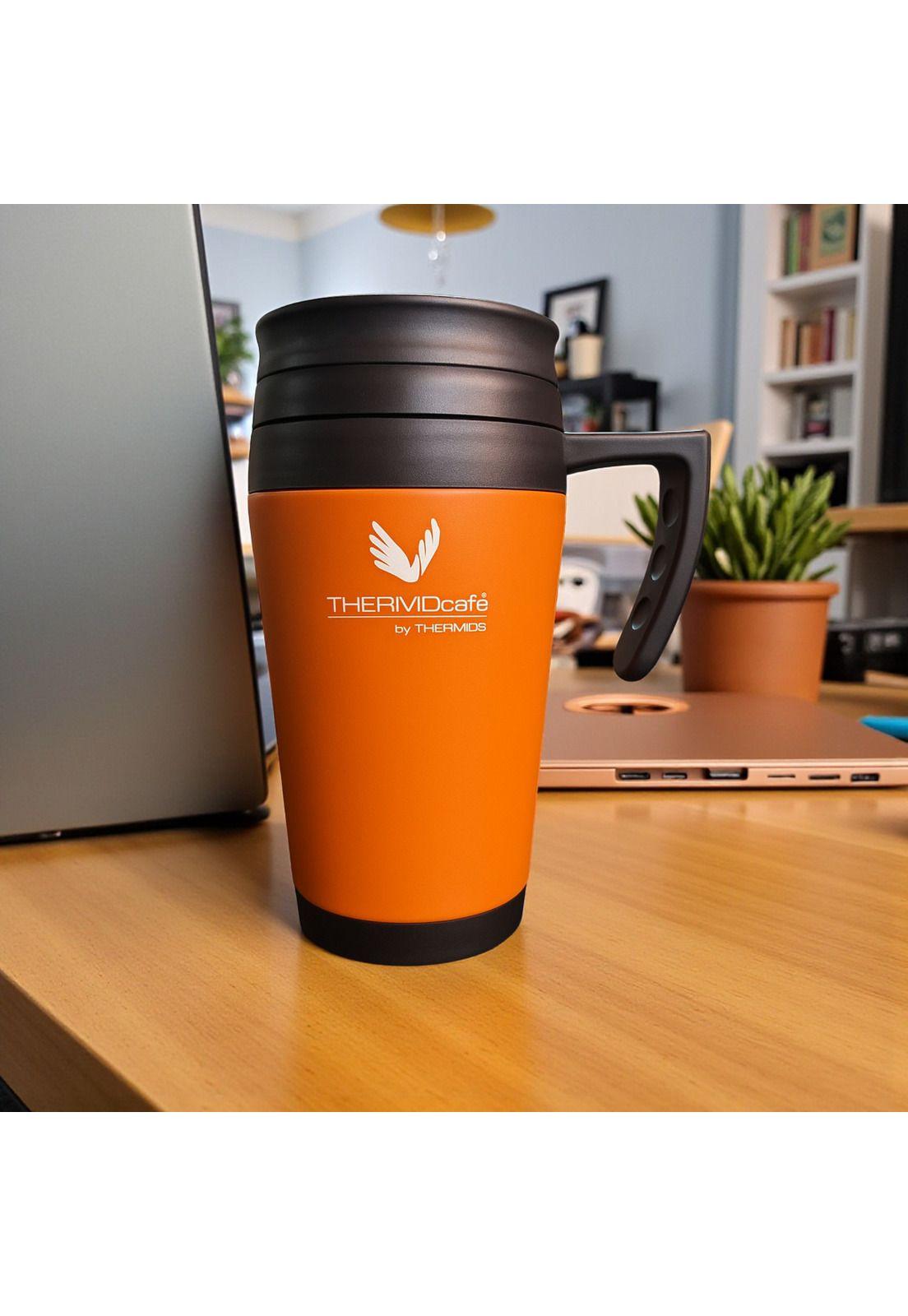 Vaso MUG Térmico Inox 400ML Orange Edition Thermos DF2000-SN-3