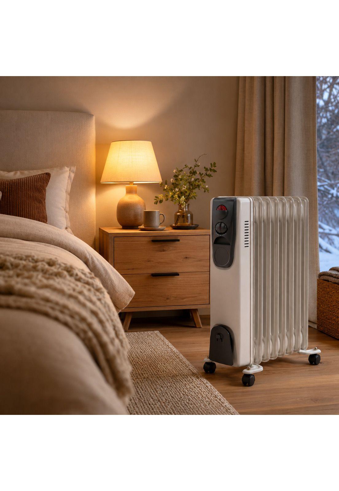 Calefactor Kendal OLEO 1500W Ajustables KO-15000 Hasta 18 M2-8