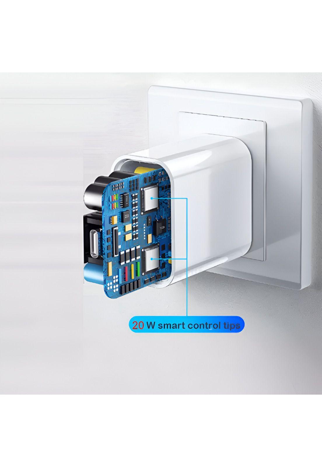 Cargador Type-C Tecmaster Power Delivery 20W SEC TM-200524-3