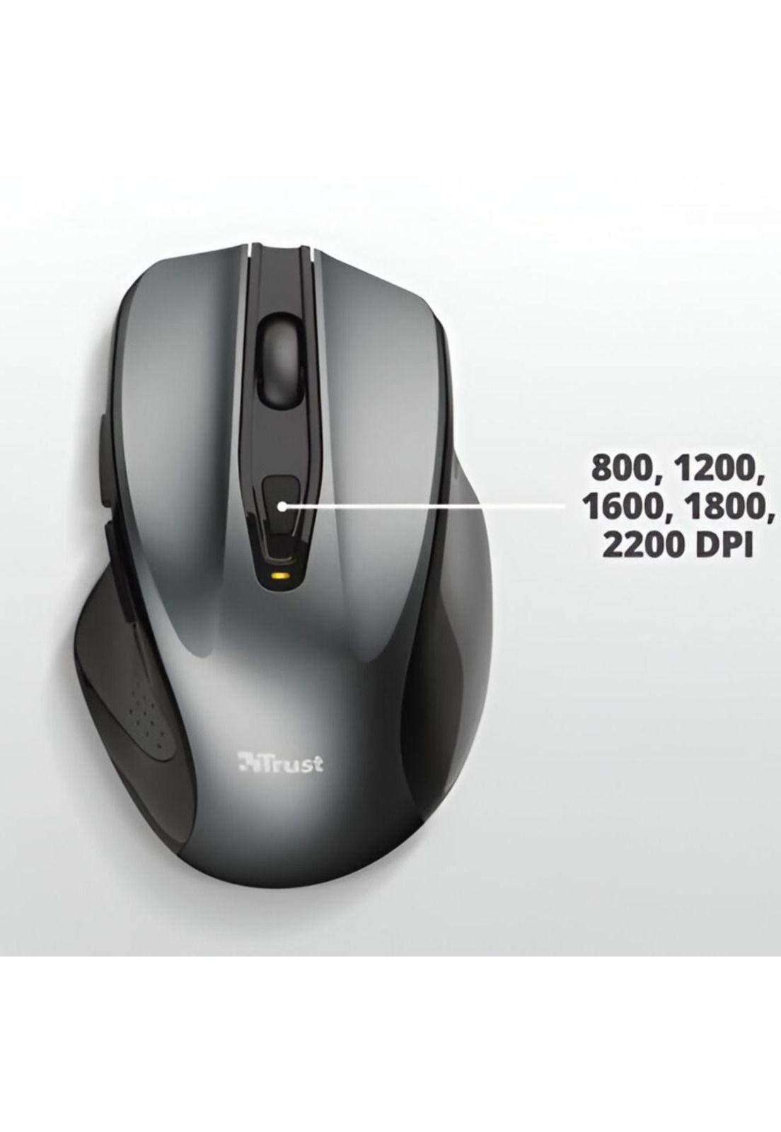 Mouse Trust Nito Wireless Ergonomic Enterprise Black Edition-3