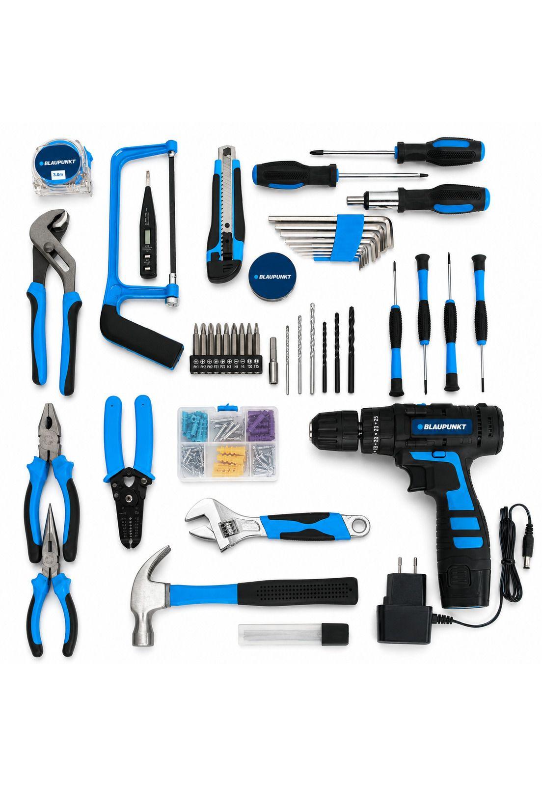Kit de Herramientas Multiusos +Desatornillador Eléctrico 12V-6
