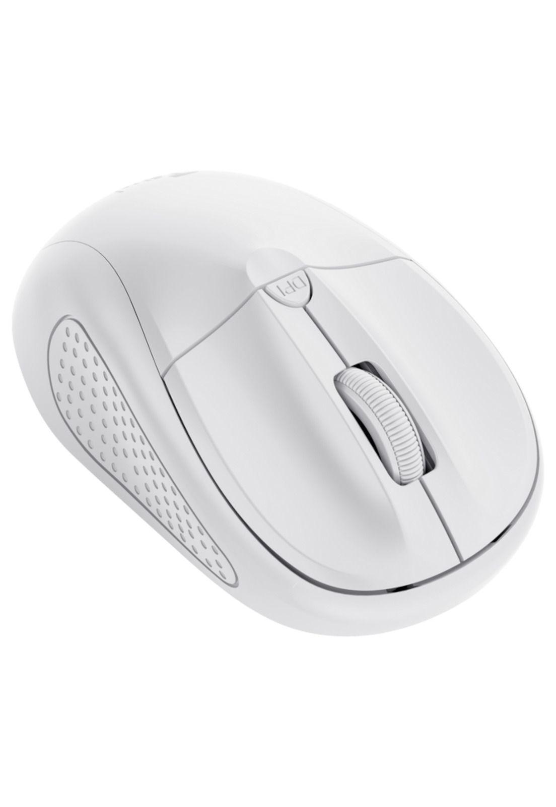 Mouse Inalámbrico Trust Primo  2.4Ghz White-3