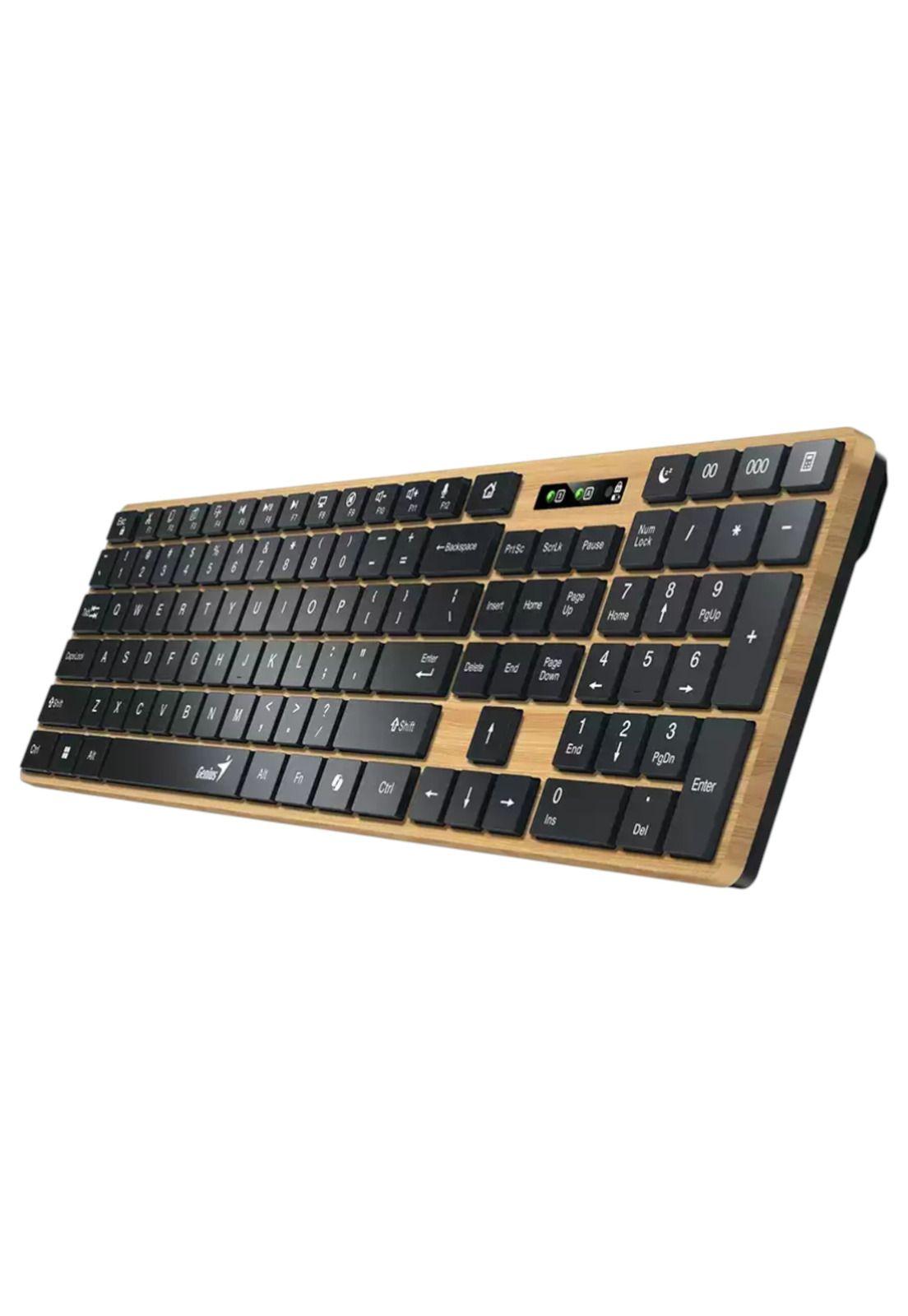 Teclado Dual Wireless Bluetooth + USB 2G Slimstar Copilot AI-3