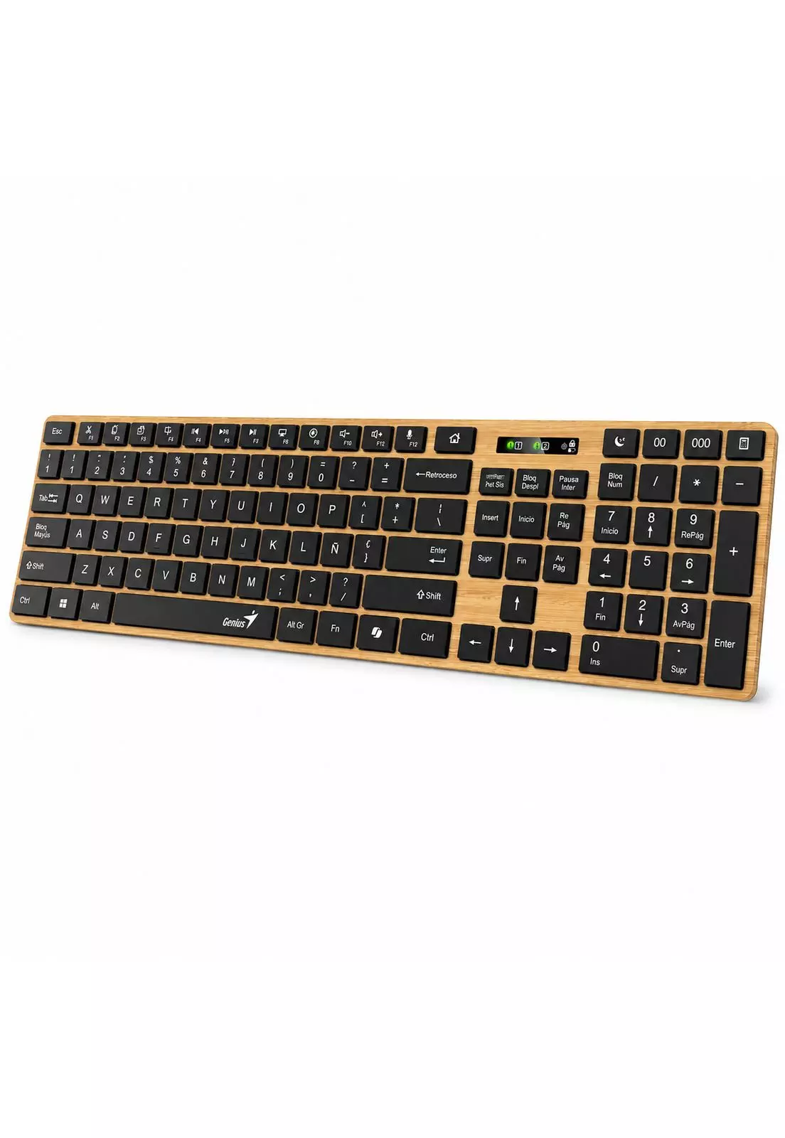 Teclado Dual Wireless Bluetooth + USB 2G Slimstar Copilot AI-2