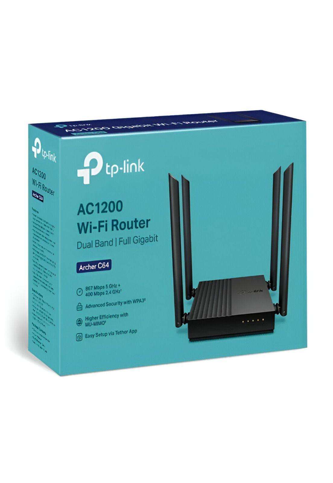 Router TP-Link Archer C64 AC1200 Gigabit Dual Band MU-Mimo-8
