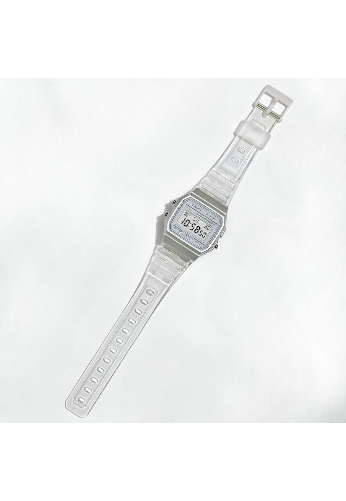 Reloj Digital Casio Mujer Silver F-91WS-7DF-3