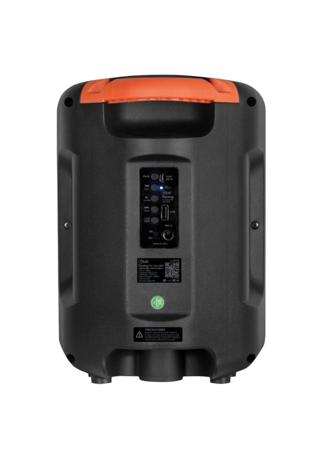 Parlante Bluetooth Flaming Flash Full RGB Llightning 20W RMS-6