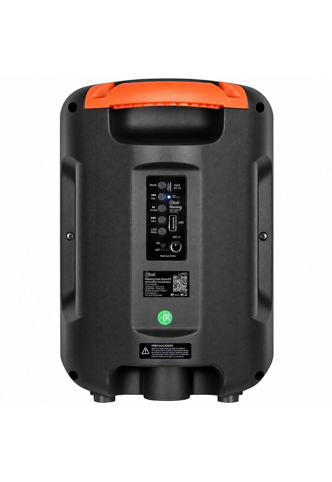 Parlante Bluetooth Flaming Flash Full RGB Light 20W RMS-2
