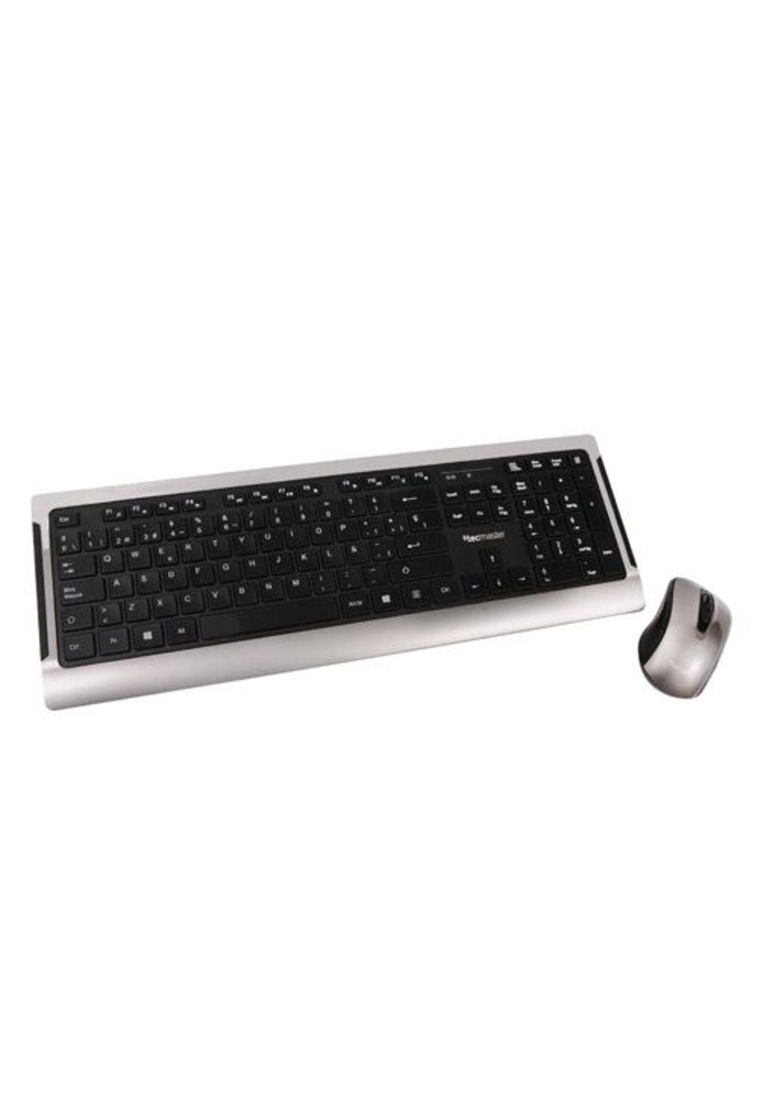 Teclado y Mouse Inalambrico Teclas Planas Tecmaster LD100-2