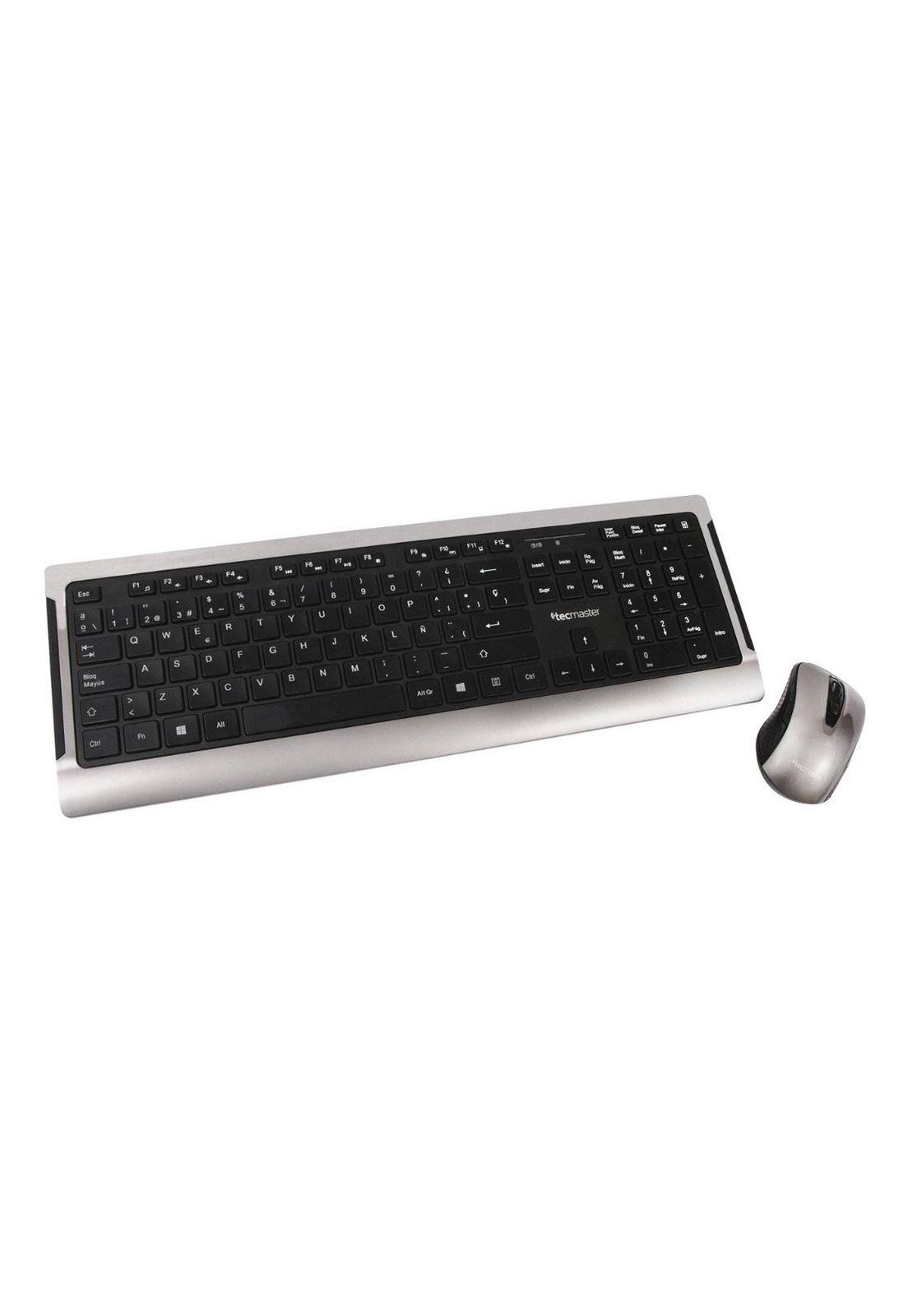 Teclado y Mouse Inalambrico Teclas Planas Tecmaster LD100-3