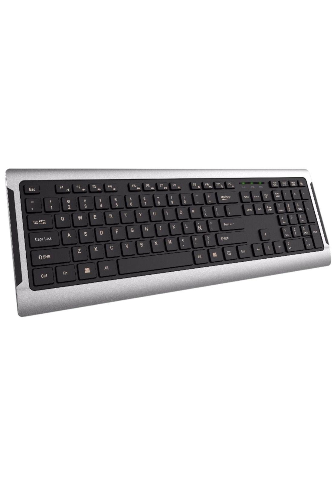 Teclado y Mouse Inalambrico Teclas Planas Tecmaster LD100-2