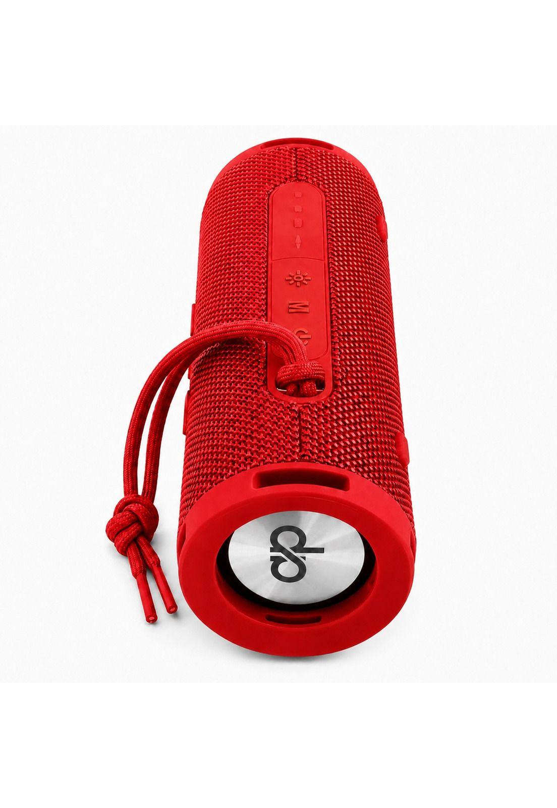 Parlante Portátil Bluetooth TWS Iluminación RGB  10W Rojo 12Hrs-2