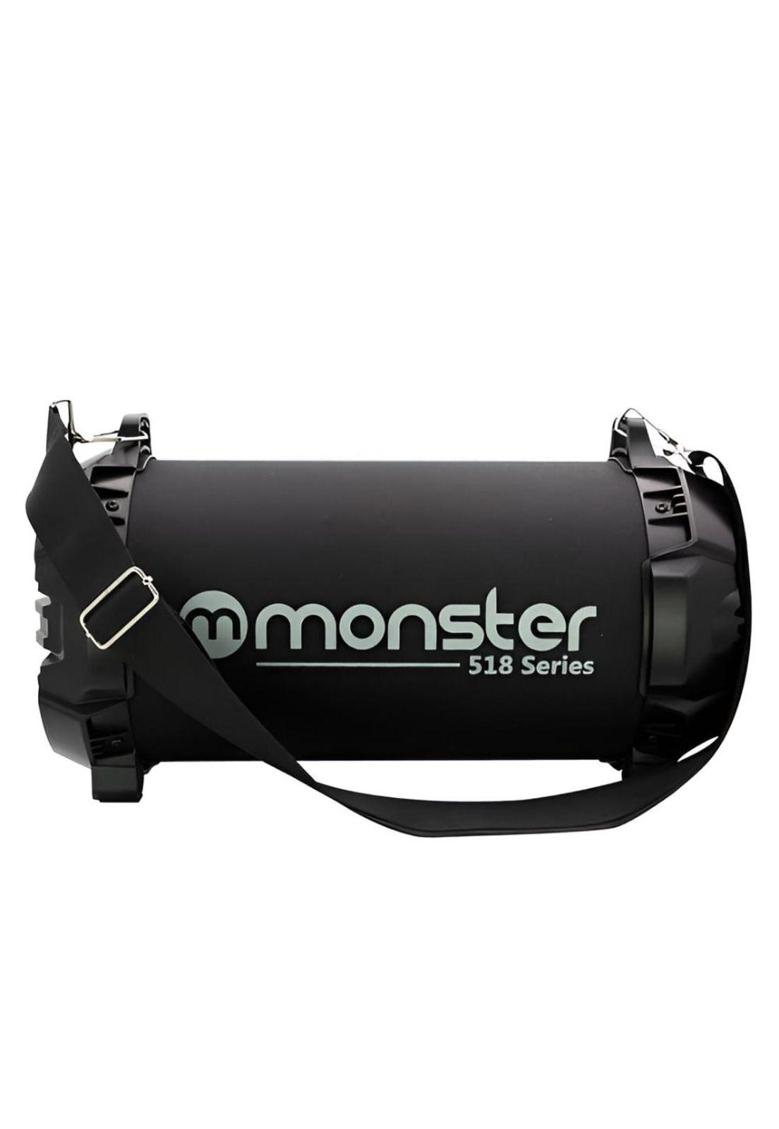Bazuca Karaoke Monster + Micrófono 518BK Retro-iluminado RGB-5