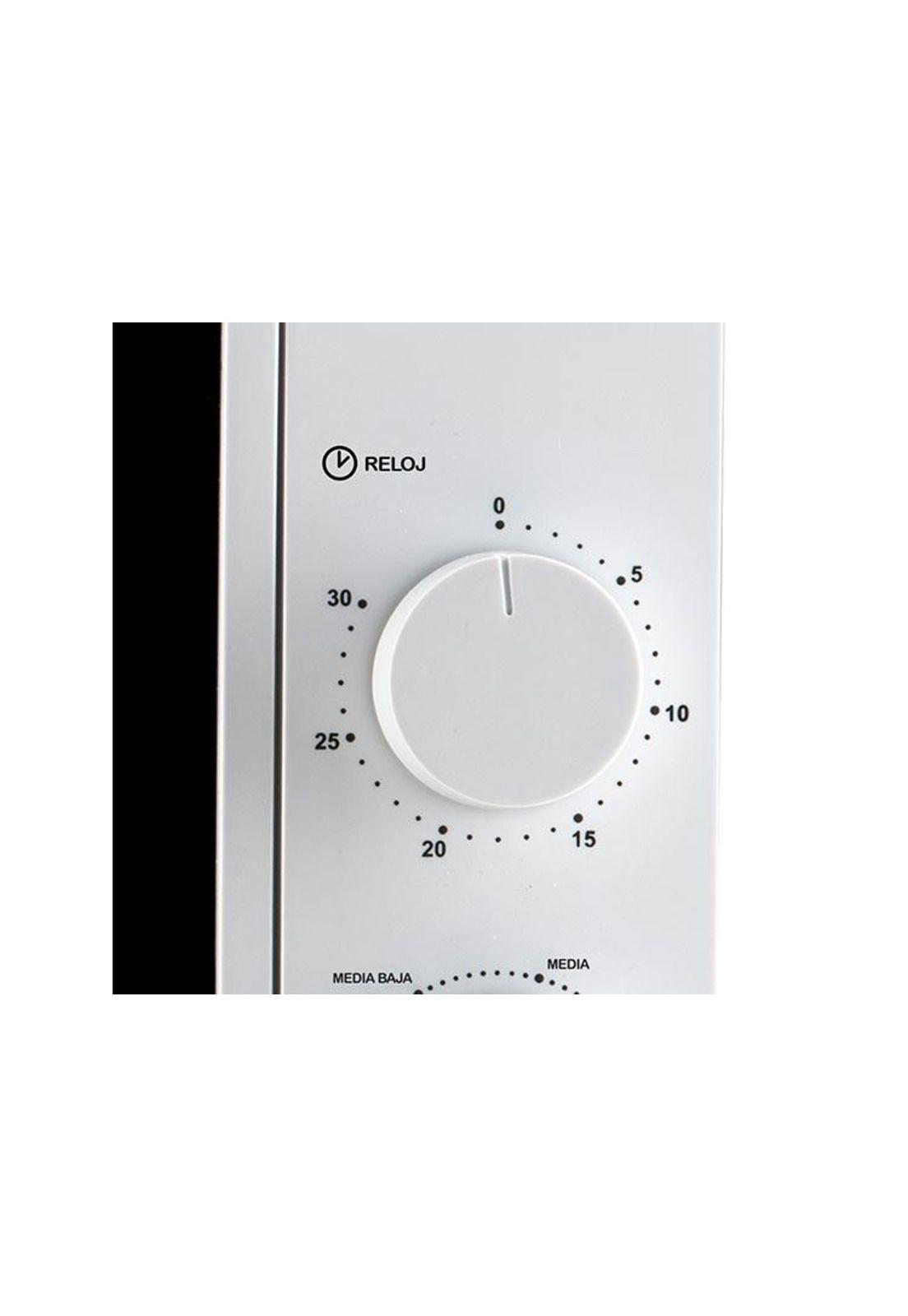 Microondas Thomas 18 Litros Blanco 700W De Potencia-7