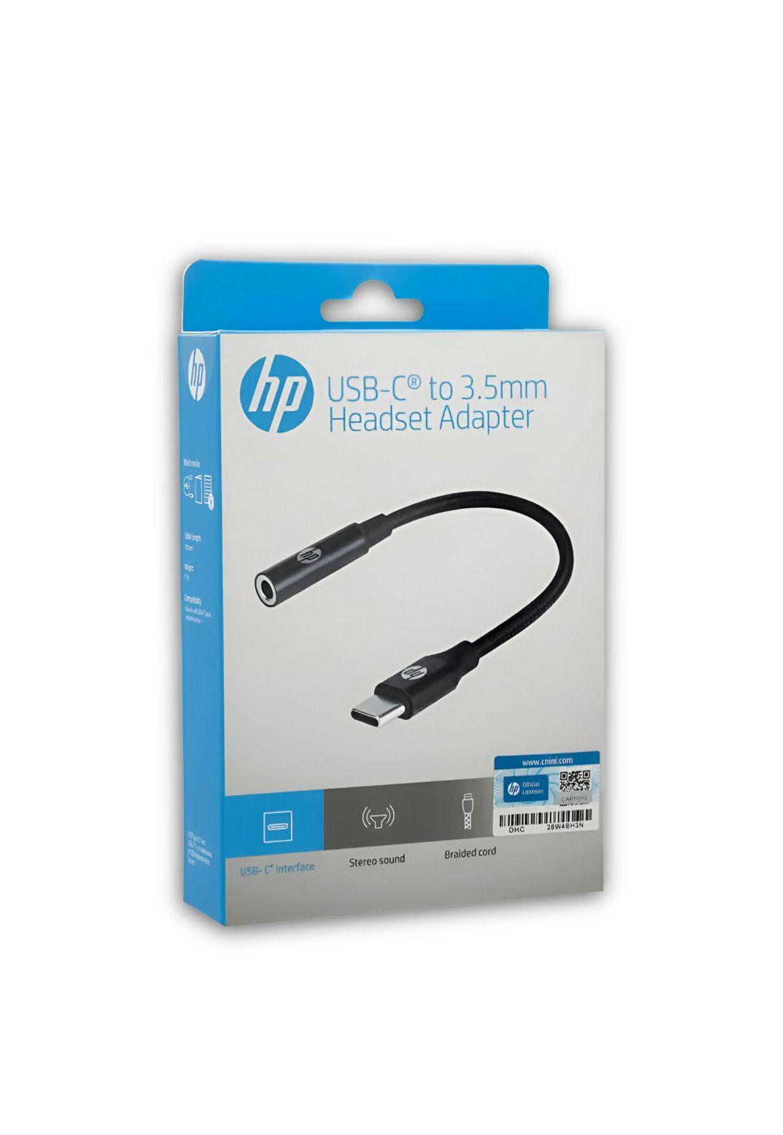 Adaptador para Audio USB-C a Jack 3.5mm HP HIFI DHC-TC131-2