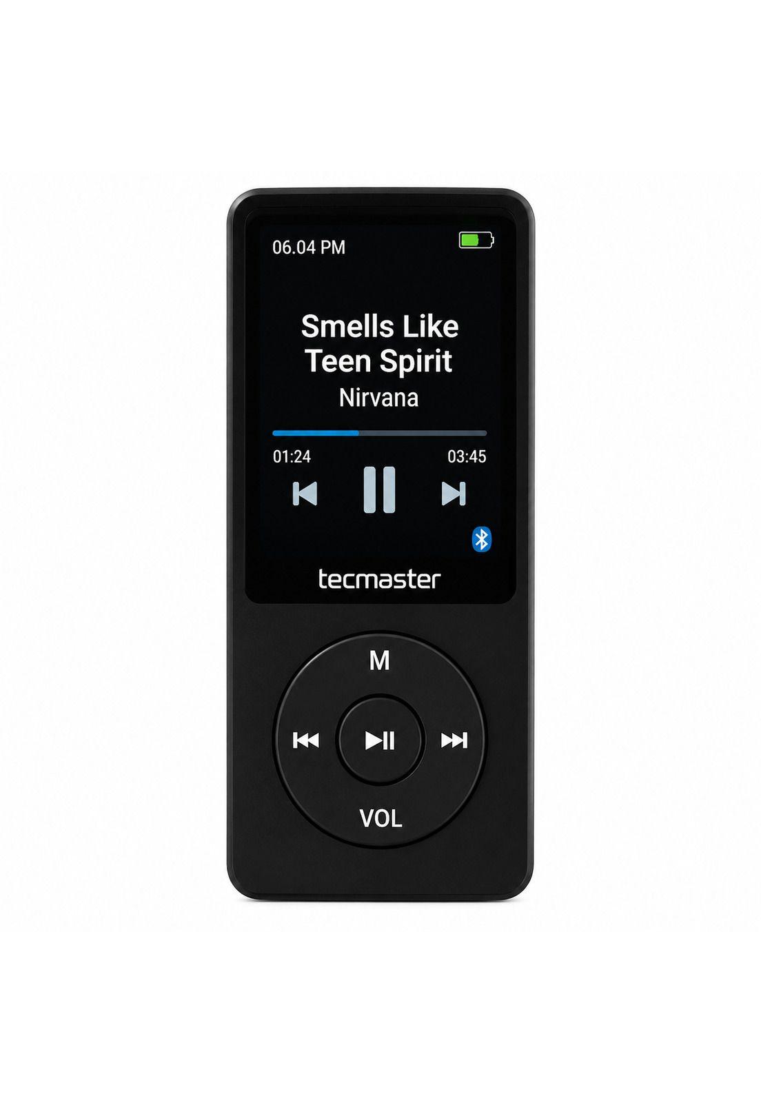 Reproductor MP3 16GB Bluetooth 5.0 Tecmaster TM-300523 Negro-3
