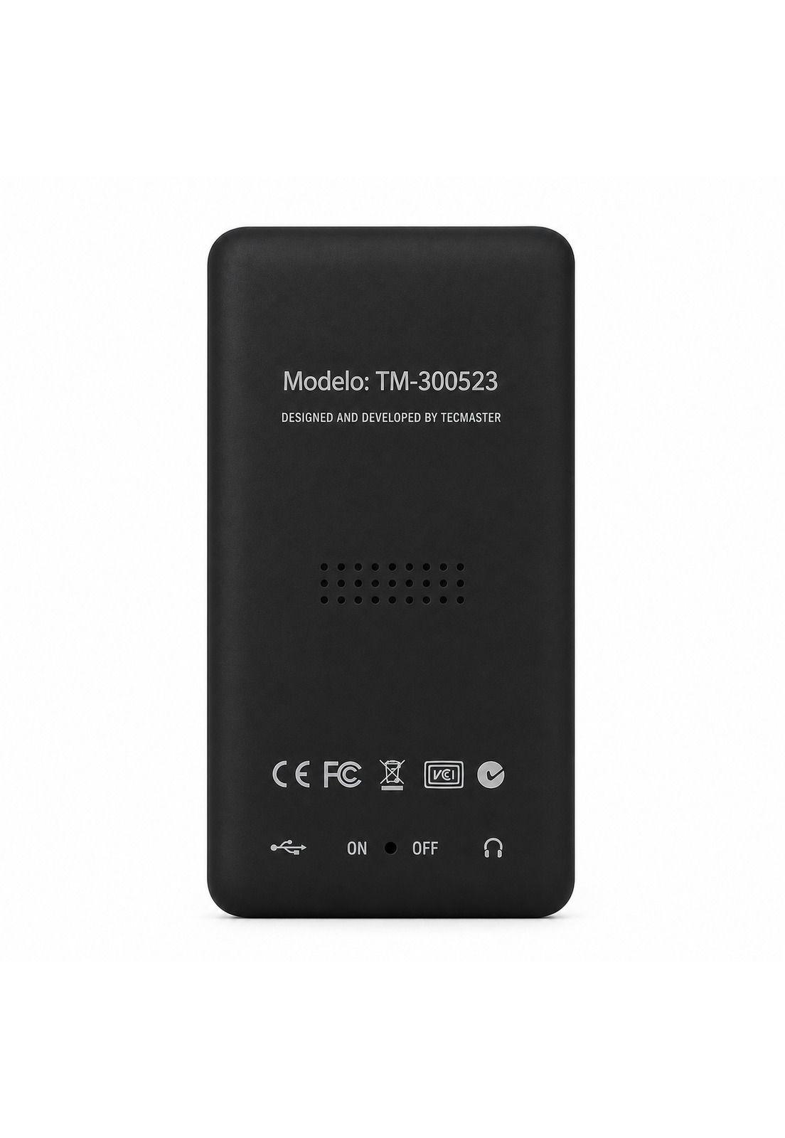 Reproductor MP3 16GB Bluetooth 5.0 Tecmaster TM-300523 Negro-4