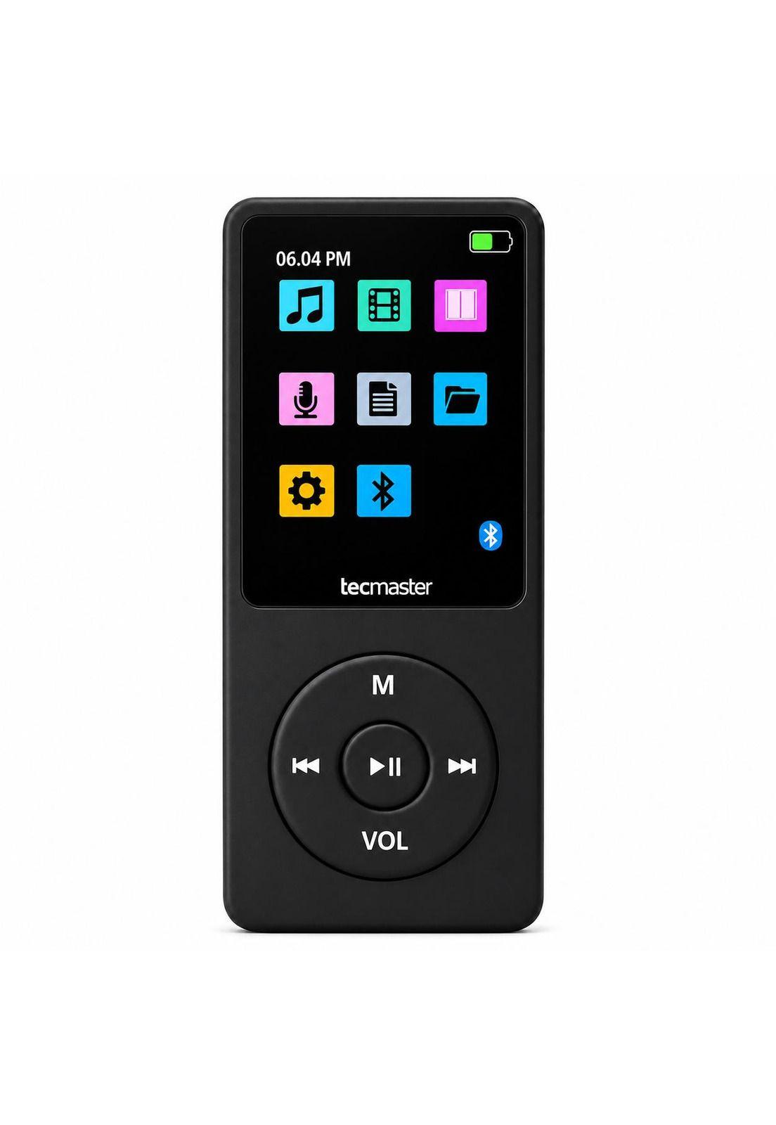 Reproductor MP3 16GB Bluetooth 5.0 Tecmaster TM-300523 Negro-3