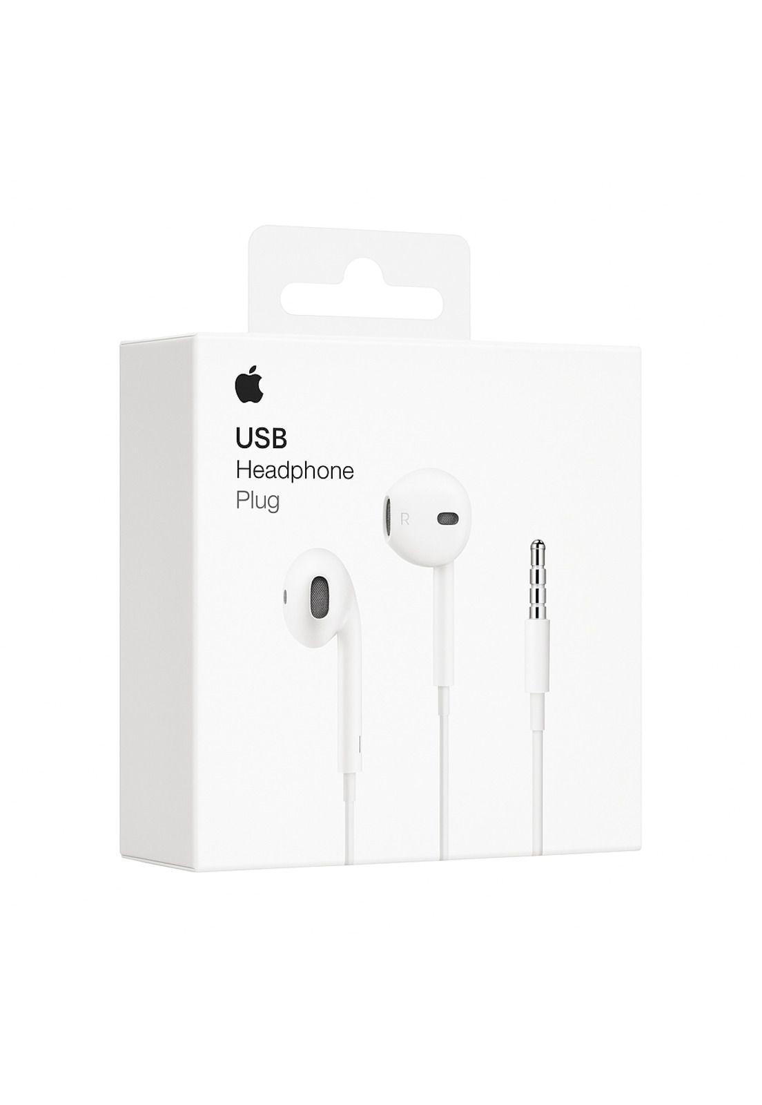 Audífonos Apple Eardpods Jack 3.5mm Original White-0