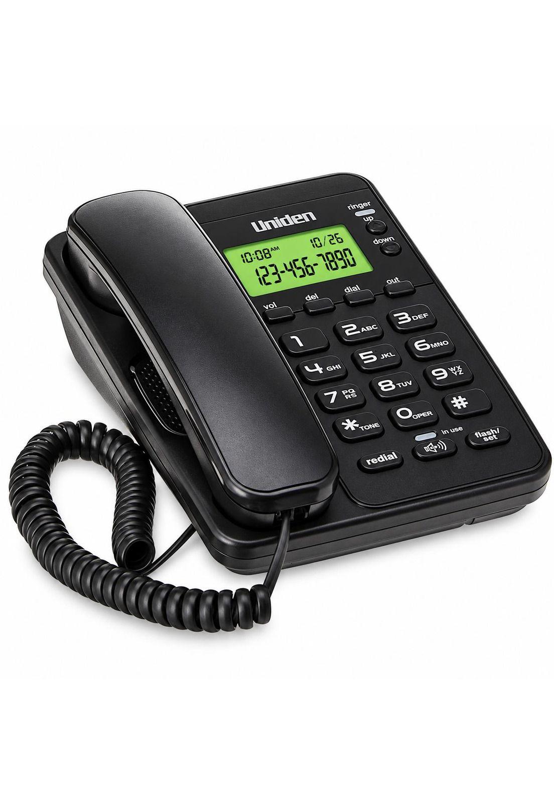 Telefono De Red Fija Sobre Mesa Uniden Con Manos Libre UND6404N-2