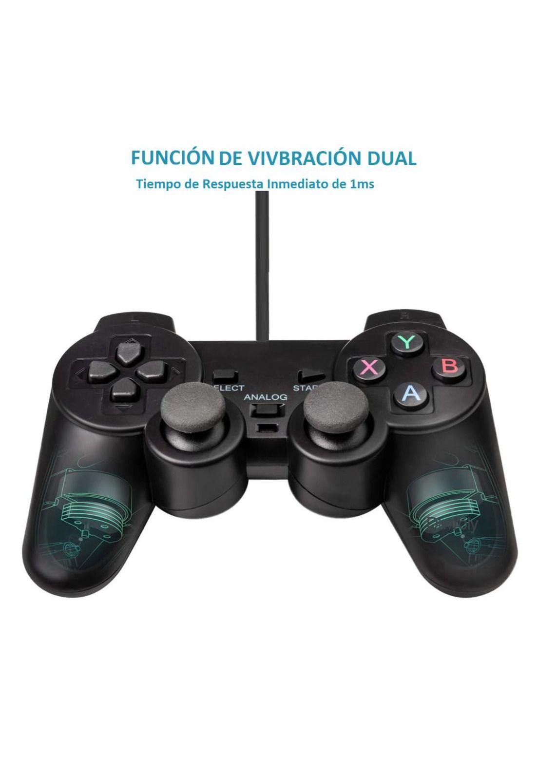 Gamepad USB con Análogos Black Deluxe DBC1001-2