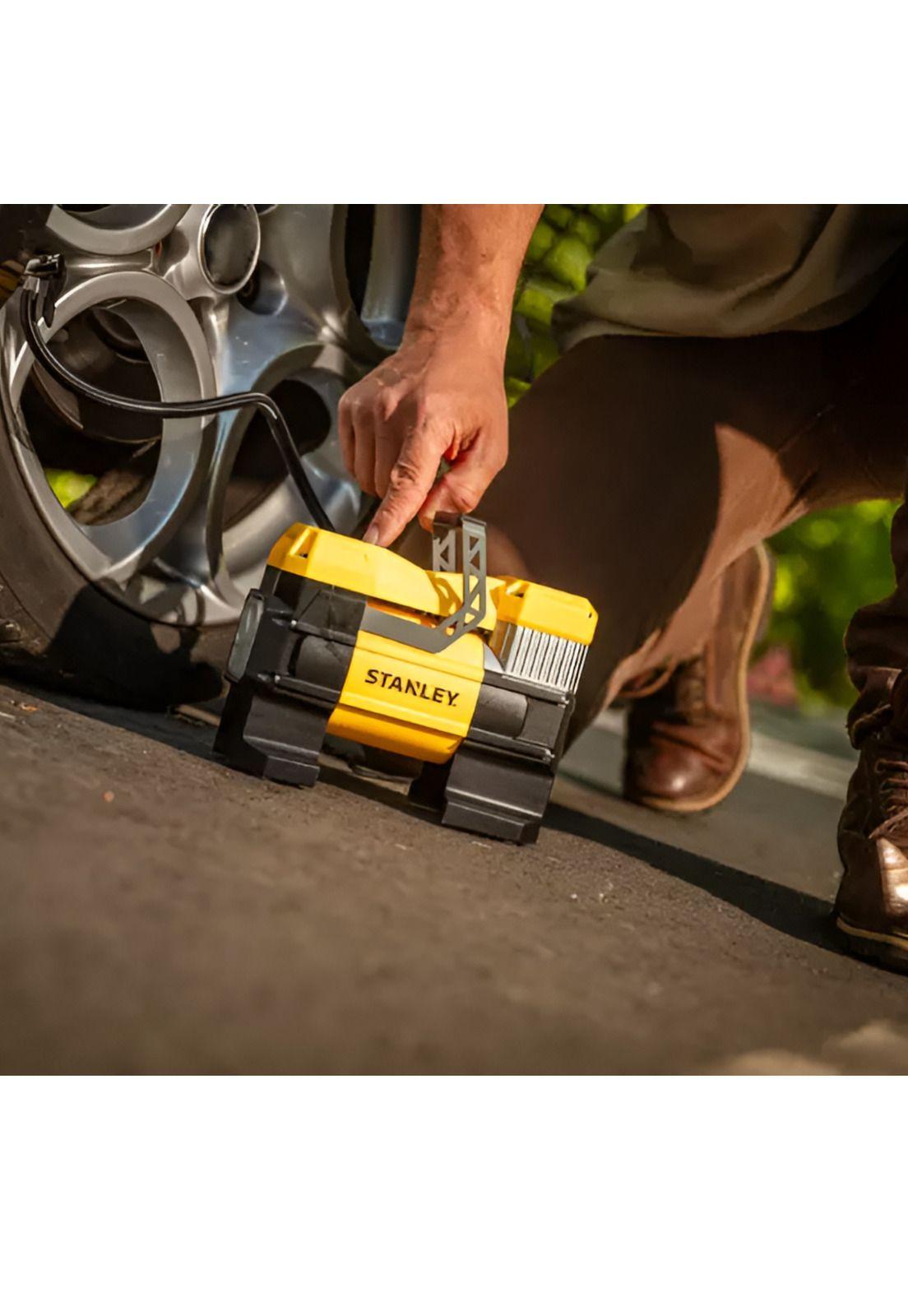 Inflador de Neumáticos Stanley 12V Autos-4x4-Camiones 145 PSI Max-2
