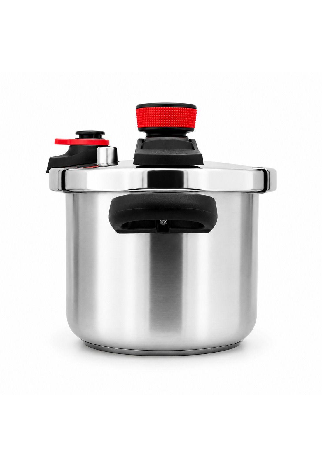 Olla a Presión KW Oxford 8LT Acero Inoxidable Triple Válvula-2