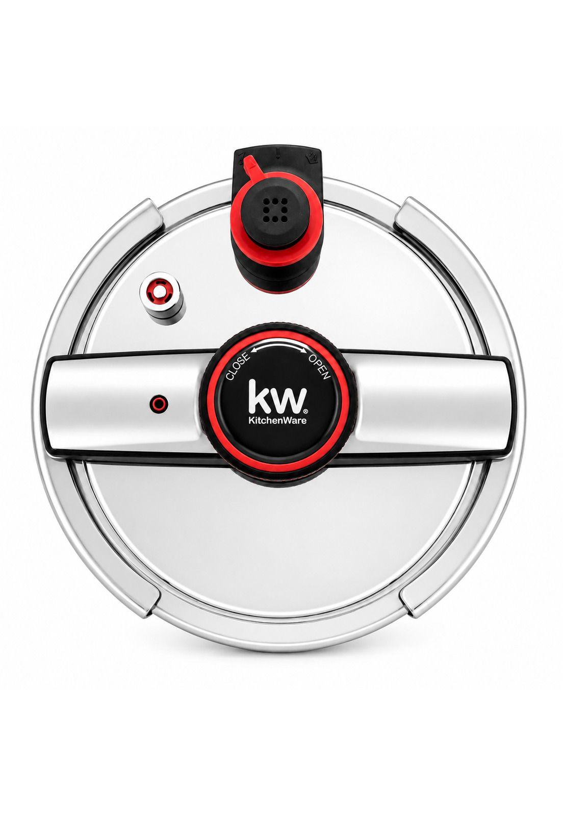 Olla a Presión KW Oxford 8LT Acero Inoxidable Triple Válvula-9