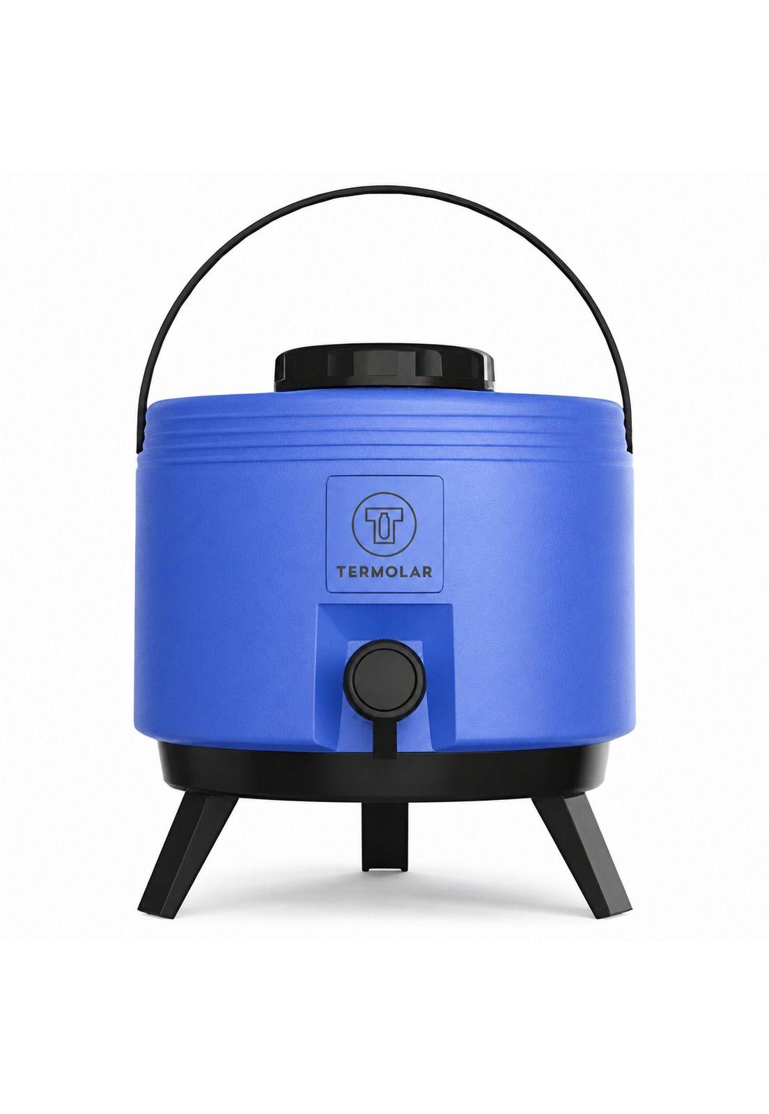 Maxi Termo 6 Litros Termolar Azul para Agua Caliente y Fria-3