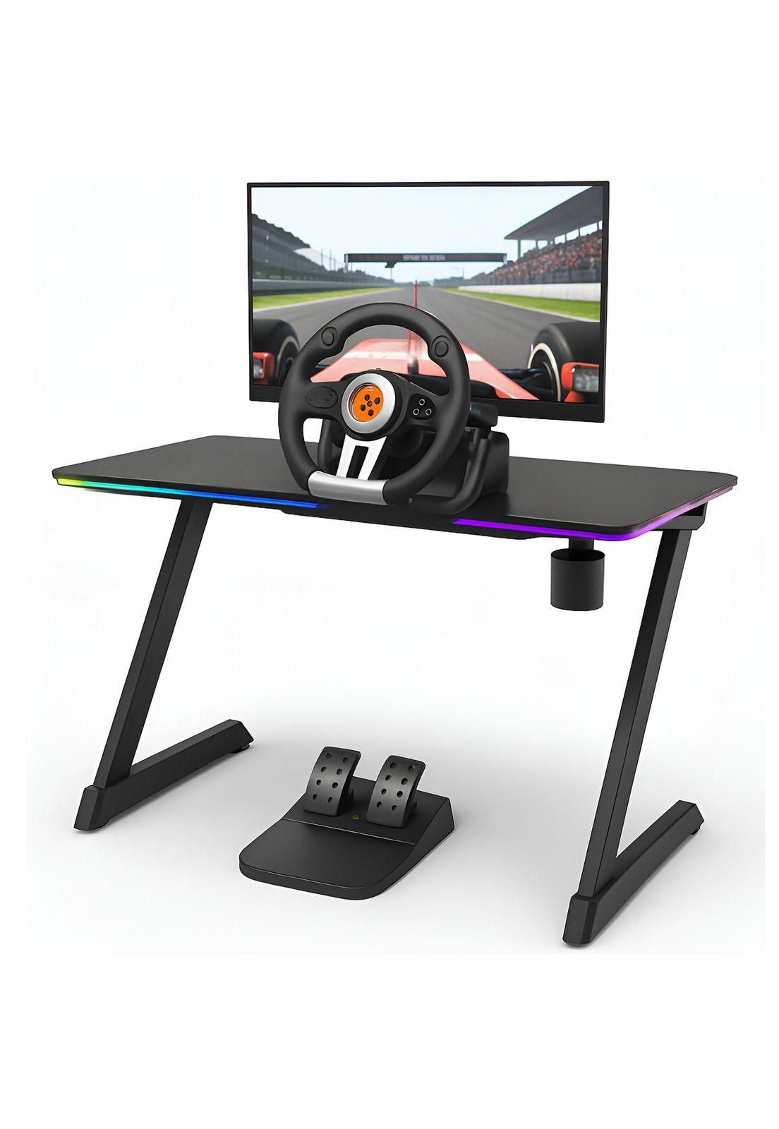 Kit Volante Con Pedales Krom K-Wheel Premium Ps4 Xbox One PC-6