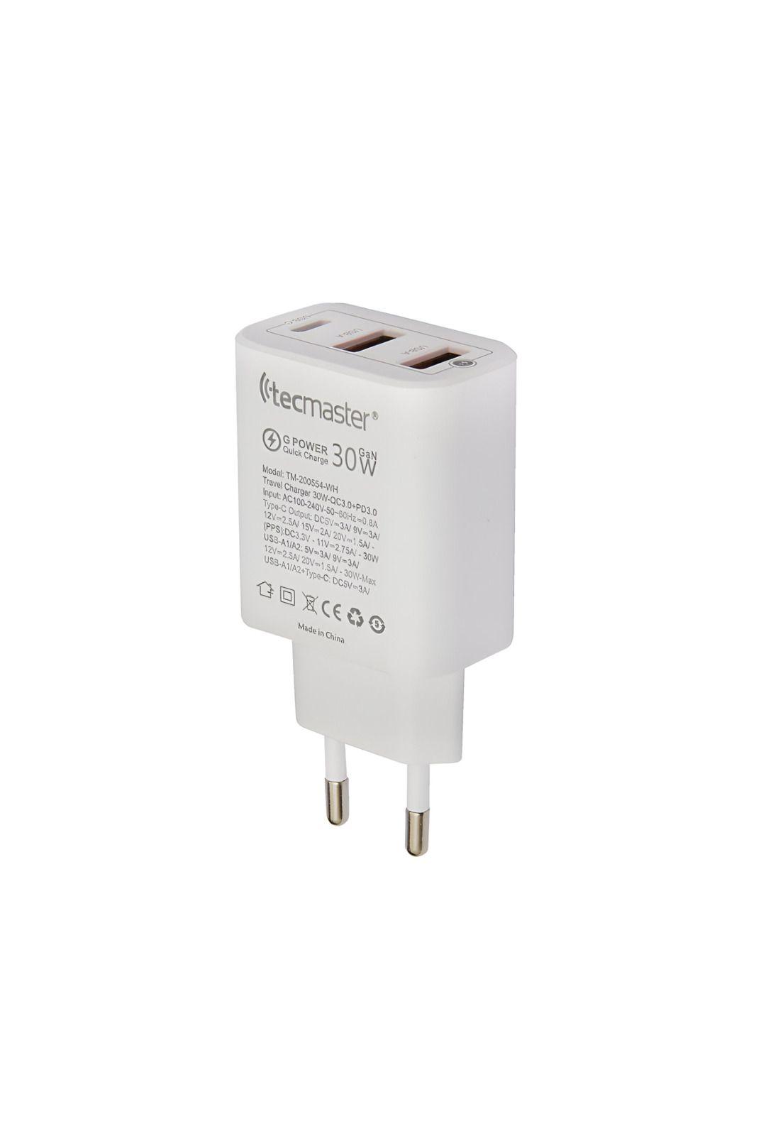 Cargador USB-C de Carga Rapida 30W con GAN + Power Delivery-3