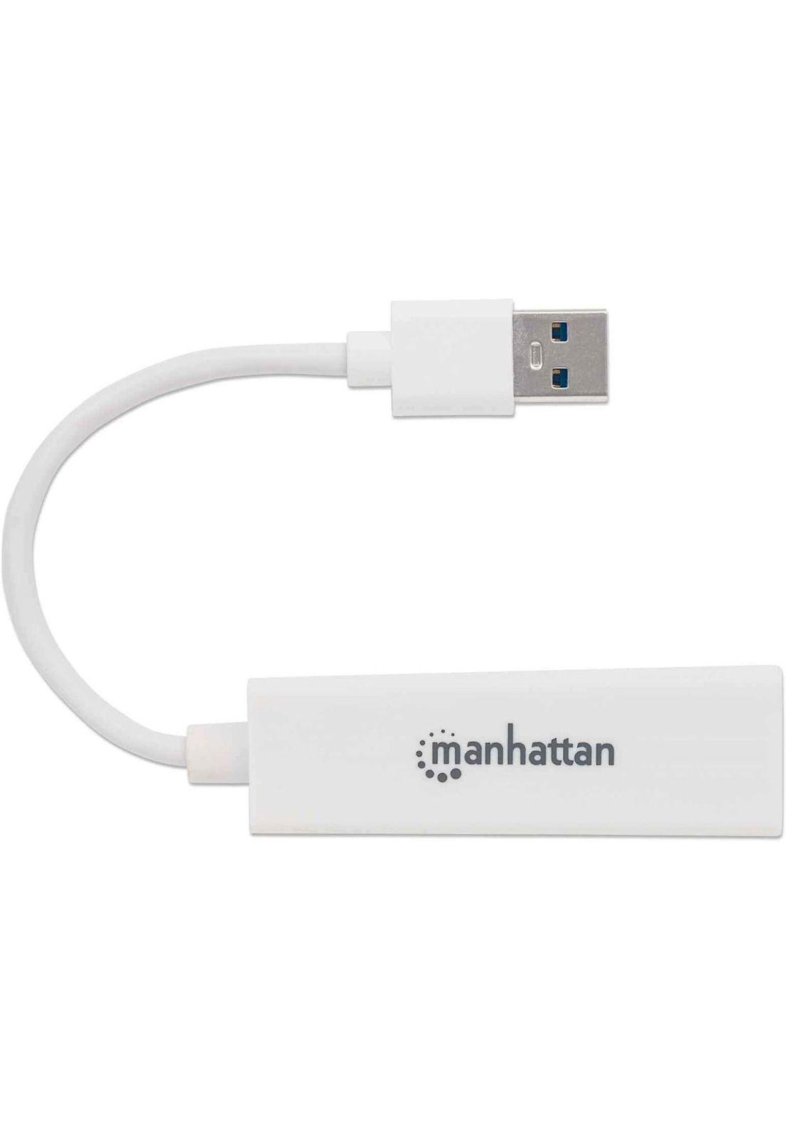 Adaptador De Red USB 3.0 a RJ45 Gigabit Manhattan High Speed-4