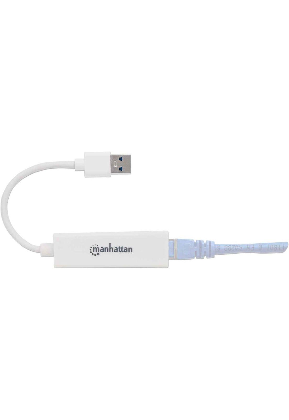 Adaptador De Red USB 3.0 a RJ45 Gigabit Manhattan High Speed-5