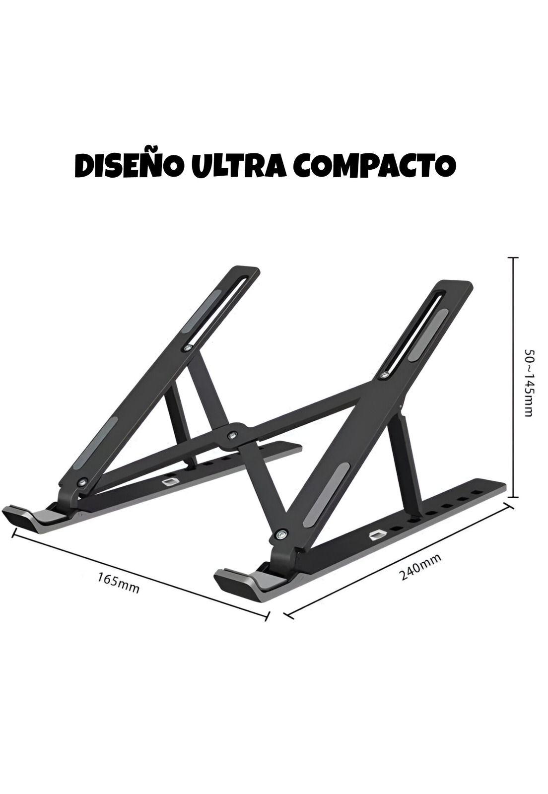 Soporte para Notebooks y Macbooks Retractil  de Aluminio-3