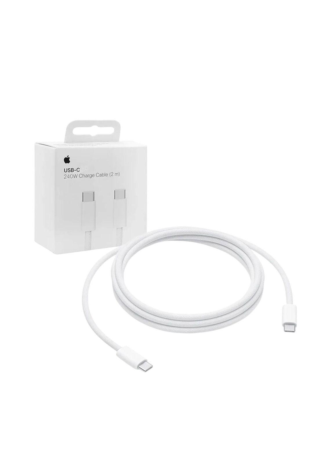 Cable USB-C a USB-C Apple 240W High Power White 2MT Original-3