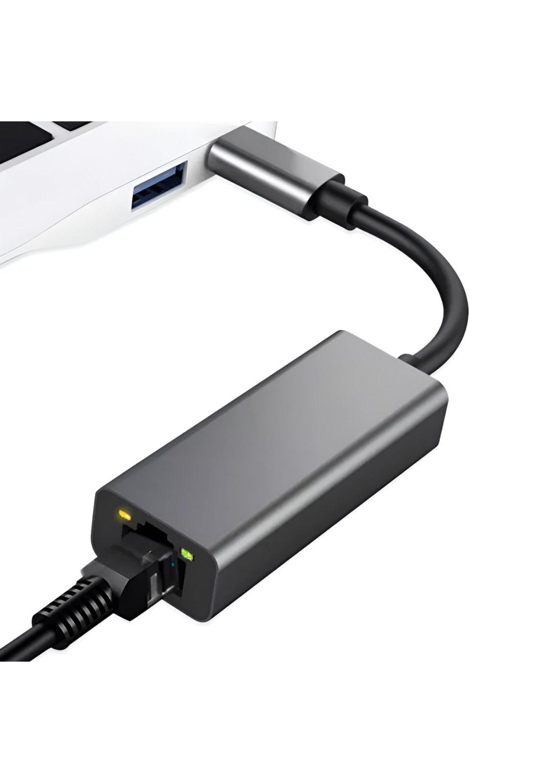 Adaptador LAN Type-C Gigabyte Tecmaster RJ-45 Hub TM-100537-3