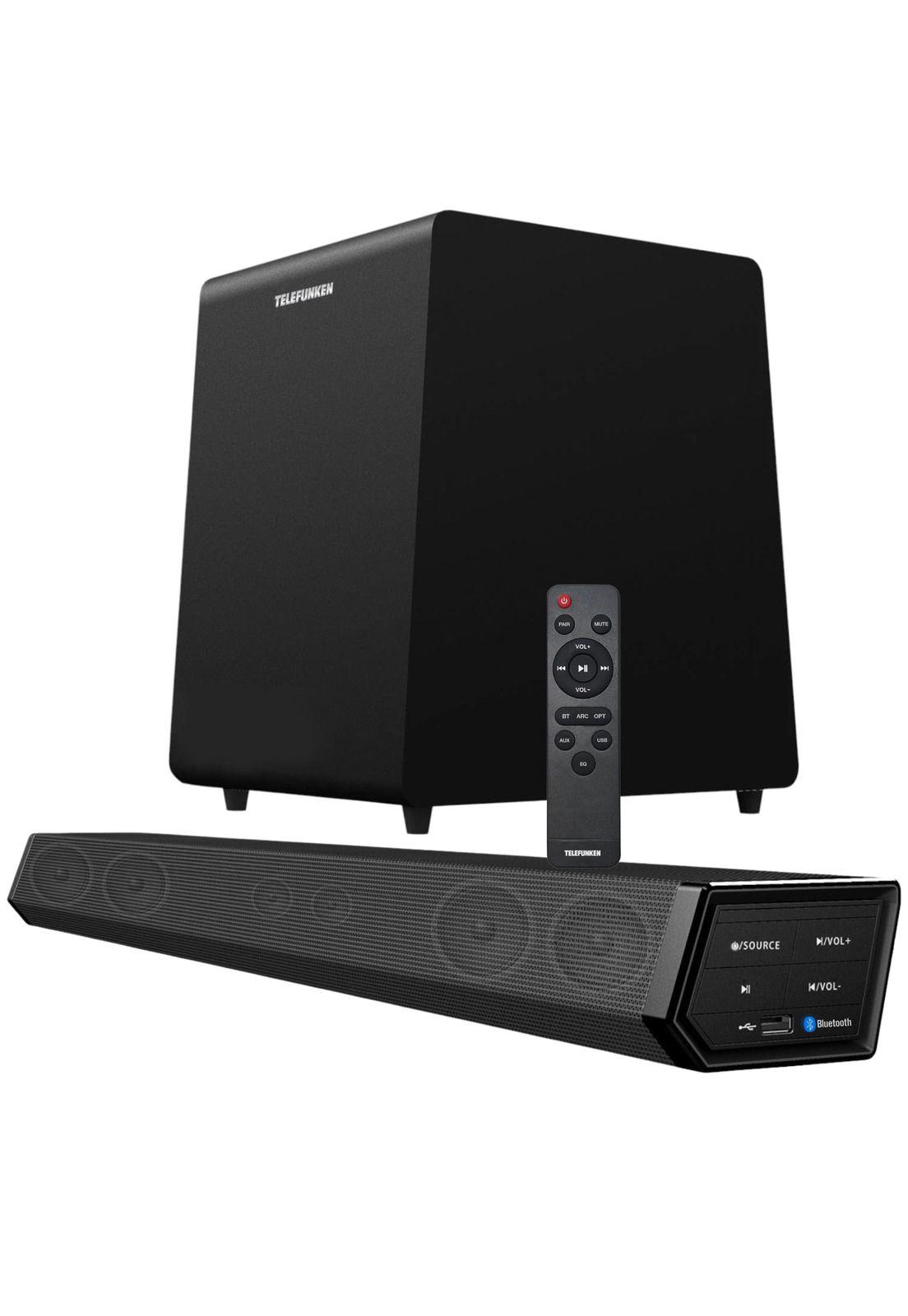 Soundbar + Subwoofer 8" Wireless Sound System Bluetooth 350W-2