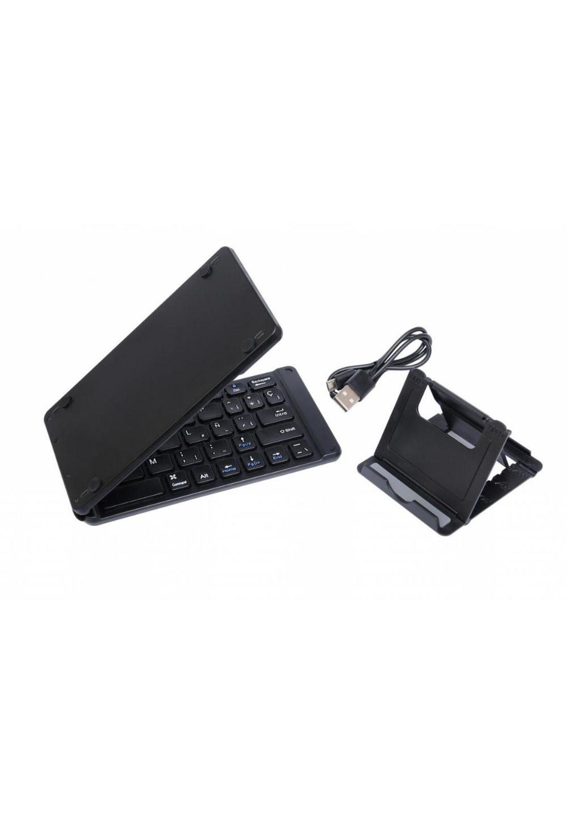 Teclado Bluetooth Plegable + Soporte+ Funda Tecmaster 100505-4